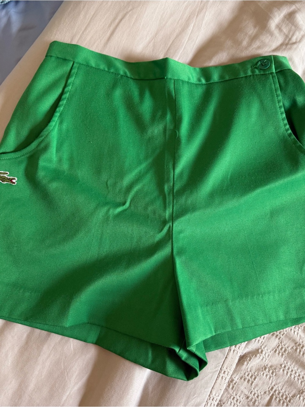 Vintage Lacoste Green Women’s Casual Shorts & Capri Set
